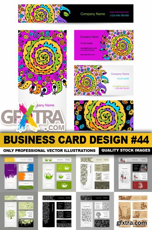 Business Card Design #44 - 29 Vector