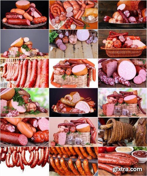 Collection of delicious sausage sausage still life of sausages and boiled sausage 25 HQ Jpeg