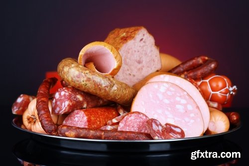 Collection of delicious sausage sausage still life of sausages and boiled sausage 25 HQ Jpeg