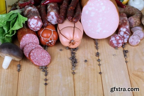 Collection of delicious sausage sausage still life of sausages and boiled sausage 25 HQ Jpeg