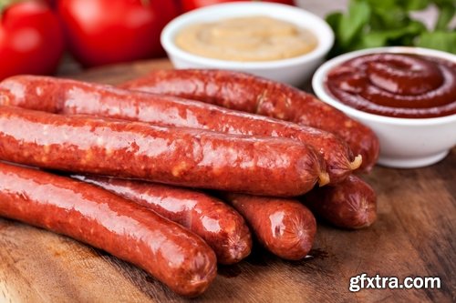 Collection of delicious sausage sausage still life of sausages and boiled sausage 25 HQ Jpeg