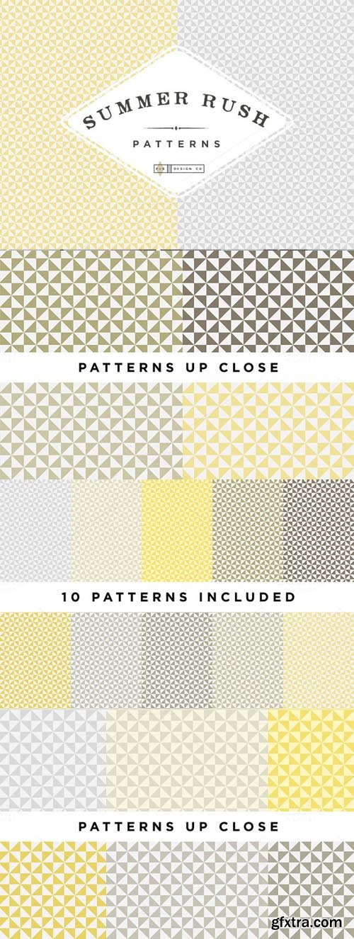 Seamless Summer Rush Patterns