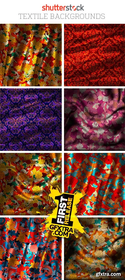 Amazing SS - Textile Backgrounds, 25xEPS