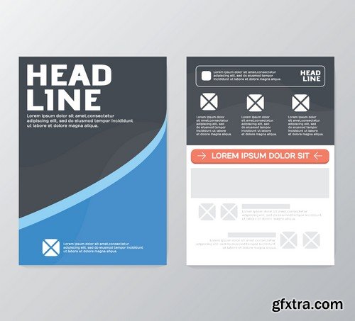 Stock Vectors - Business Flyer Template 6