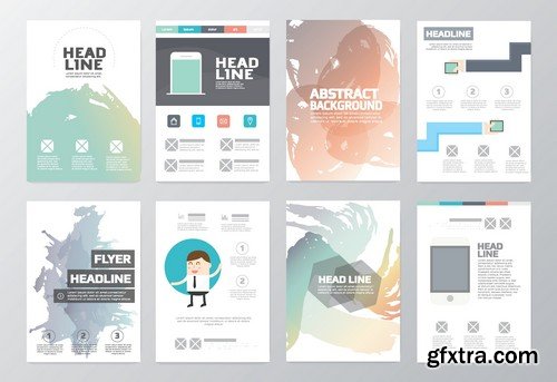 Stock Vectors - Business Flyer Template 6