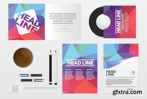 Stock Vectors - Business Flyer Template 6