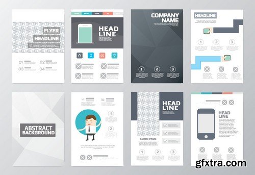 Stock Vectors - Business Flyer Template 6