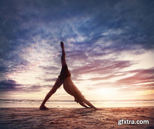 Stock Photos - Yoga 2, 25xJPG