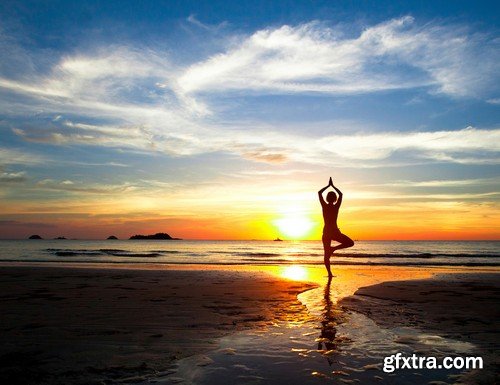 Stock Photos - Yoga 2, 25xJPG