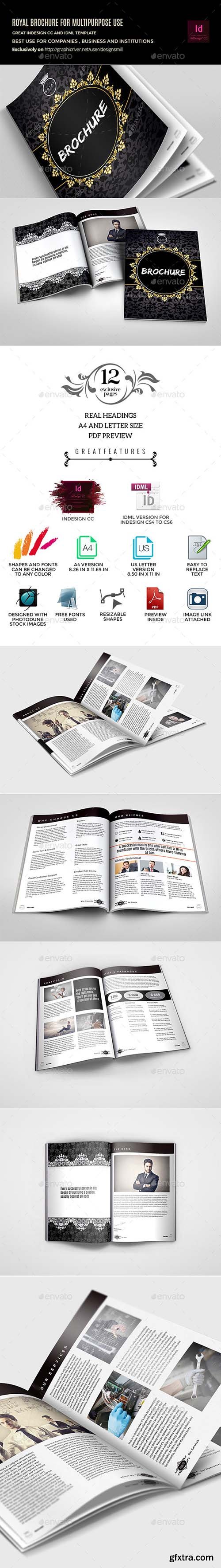 GraphicRiver Royal Multipurpose Brochure Template for Business 10187119