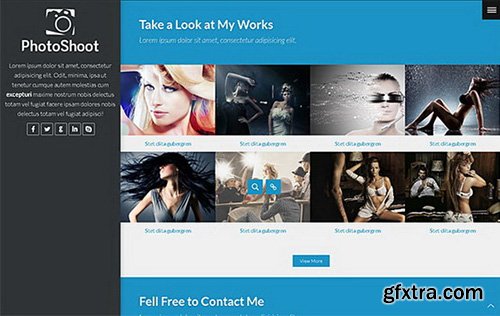 CreativeMarket - PhotoShoot - Photography Folio