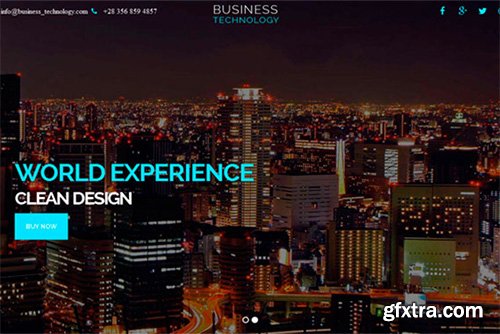 CreativeMarket - Business Technology - One Page HTML