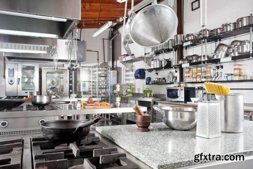 Restaurant Kitchens - 15x JPEGs