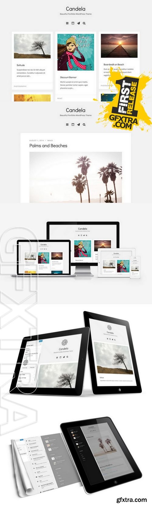 Candela Portfolio WordPress Theme - CM 93877