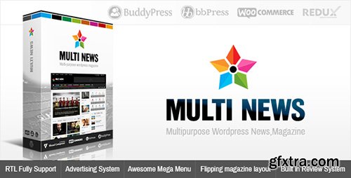 ThemeForest - Multinews v2.1.4 - Multi-purpose Wordpress News, Magazine