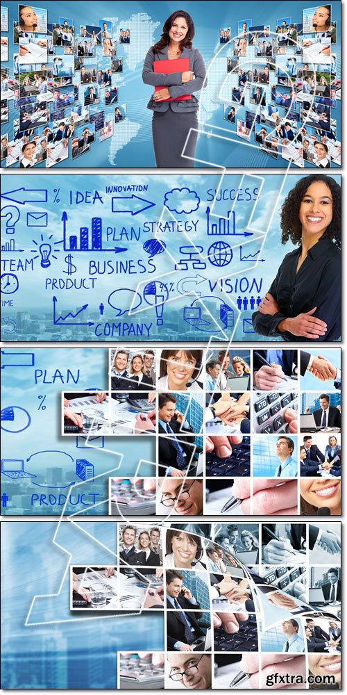 Business banner - Stock photo