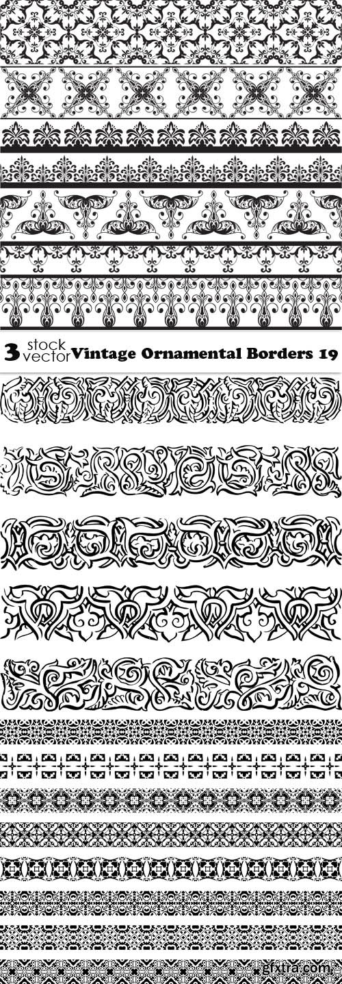 Vectors - Vintage Ornamental Borders 19