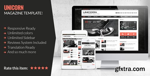 ThemeForest - Unicorn v2.0 - Clean and Responsive Magazine Theme