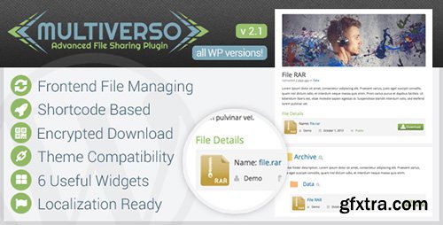 CodeCanyon - Multiverso v2.0 - Advanced File Sharing Plugin