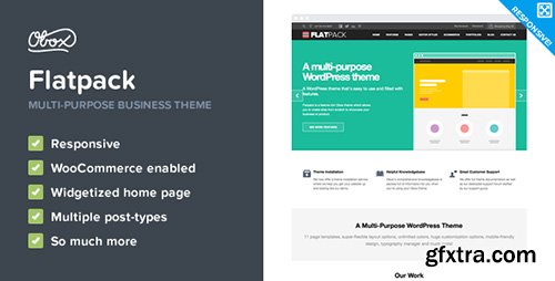 ThemeForest - FlatPack v1.5.2 - Multi-Purpose Business WordPress Theme