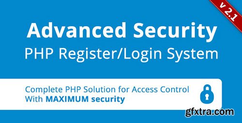 CodeCanyon - Advanced Security v2.0 - PHP Register/Login System