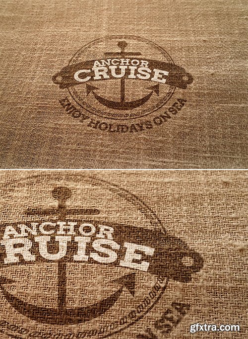 PSD Mock-Up - Burlap Logo