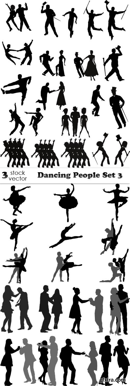 Vectors - Dancing People Set 3