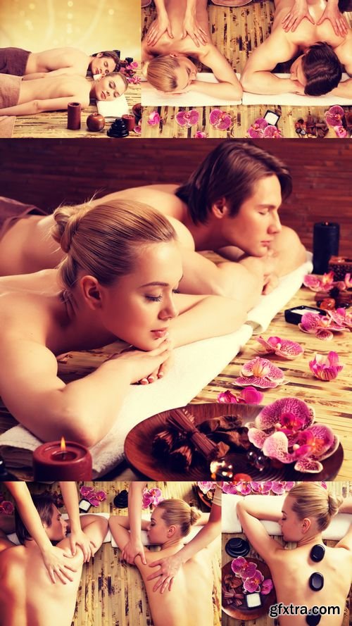 Stock Photos - Couple Getting Massage