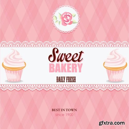 Vector - Bakery Labels