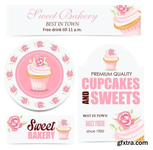 Vector - Bakery Labels