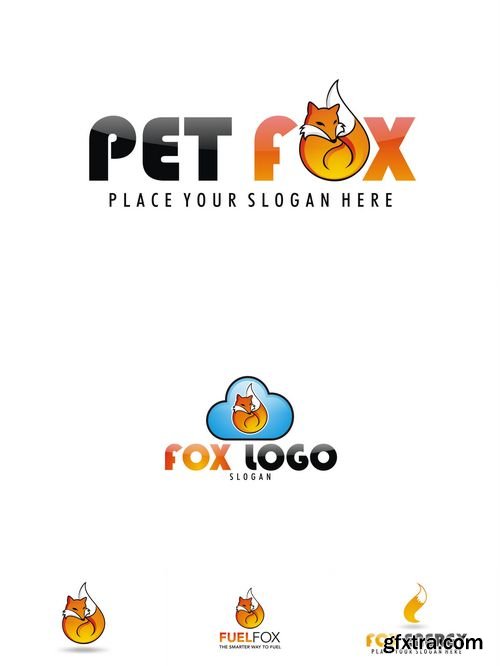 Vector - Animal Fox Logo Vector