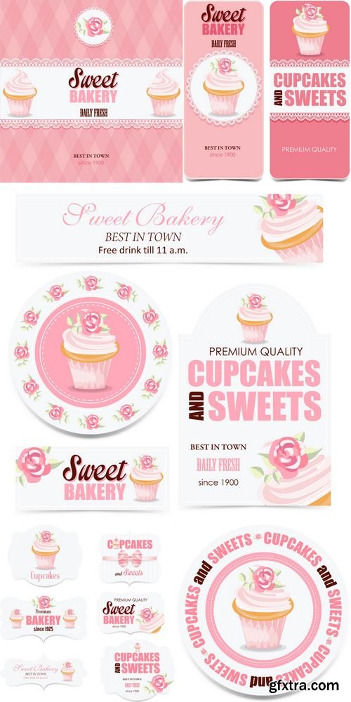 Vector - Bakery Labels