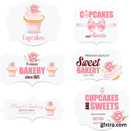 Vector - Bakery Labels