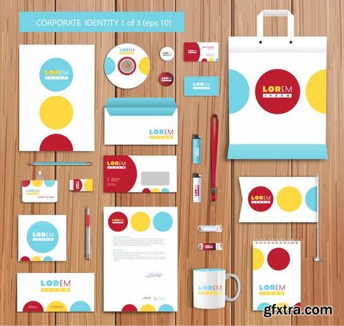 Stock Vector - Corporate Id Design Templates, 25EPS