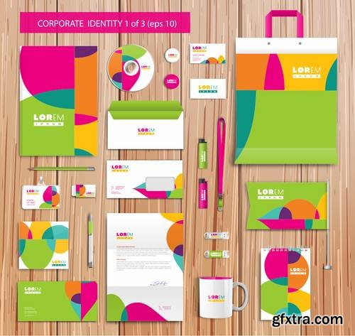 Stock Vector - Corporate Id Design Templates, 25EPS