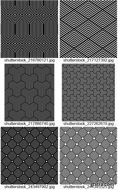 Amazing SS - Modern Stylish Patterns 2, 25xEPS