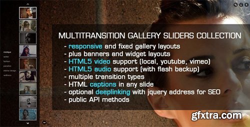 CodeCanyon - jQuery MultiTransition Gallery Sliders Collection v2.07 - 1356059