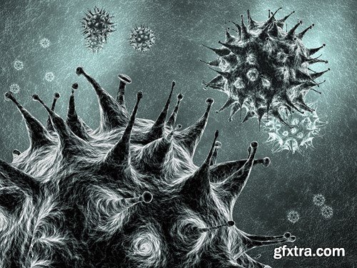 Bacterium & Virus, 25xUHQ JPEG