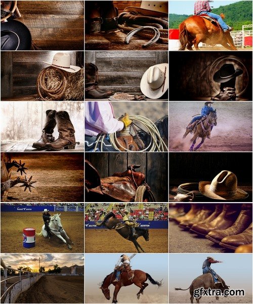 Collection of various rodeo cowboy lasso image leather boots saddle 25 HQ Jpeg