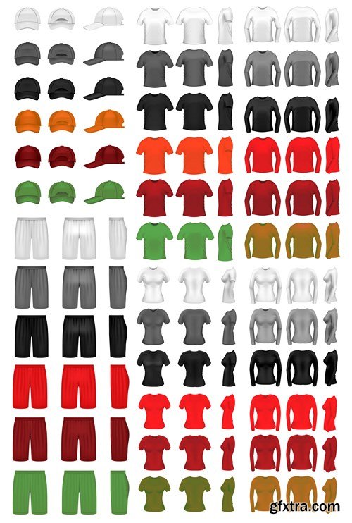 T-Shirts & Clothes, 25xEPS