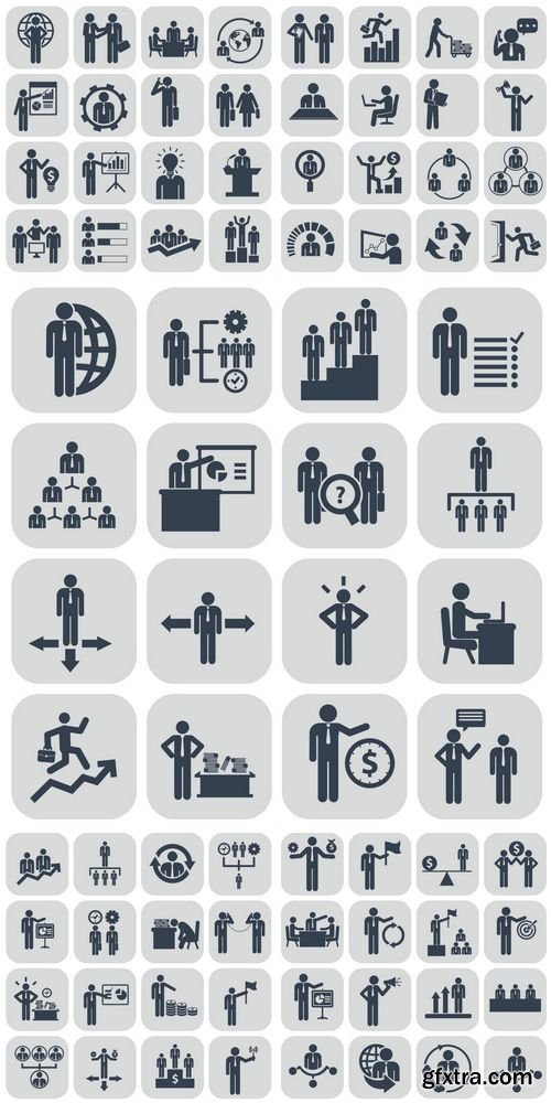 Vector - Human Resources and Management Icons