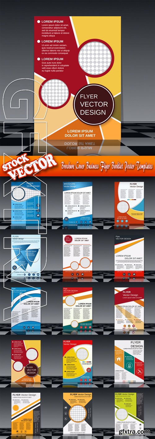 Stock Vector - Brochure Cover Business Flyer Booklet Poster Templates