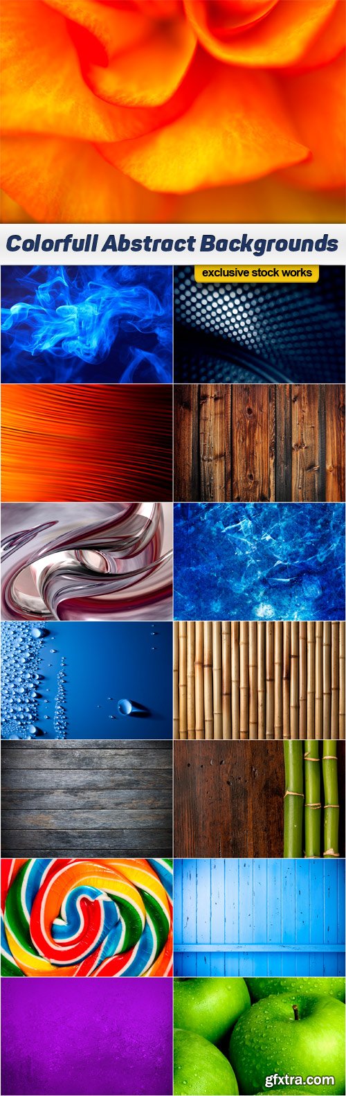 Colorfull Abstract Backgrounds - 15x JPEG