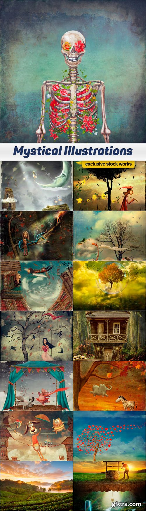 Mystical Illustrations - 15x JPEGs