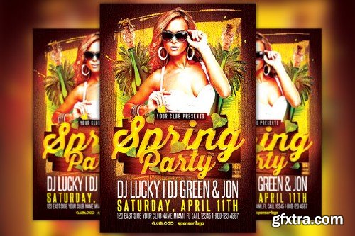 CM - Spring Party Flyer Template 216560