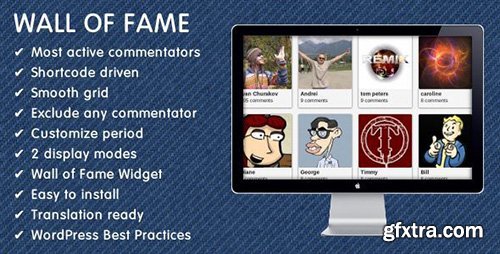 CodeCanyon - Wall of Fame v1.30 - WordPress Plugin