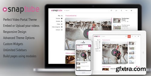 ThemeForest - Snaptube v1.8 - Premium Video WordPress Theme