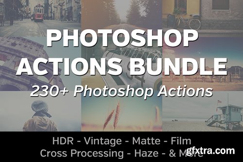 CM 230+ Photoshop Actions Bundle 217178