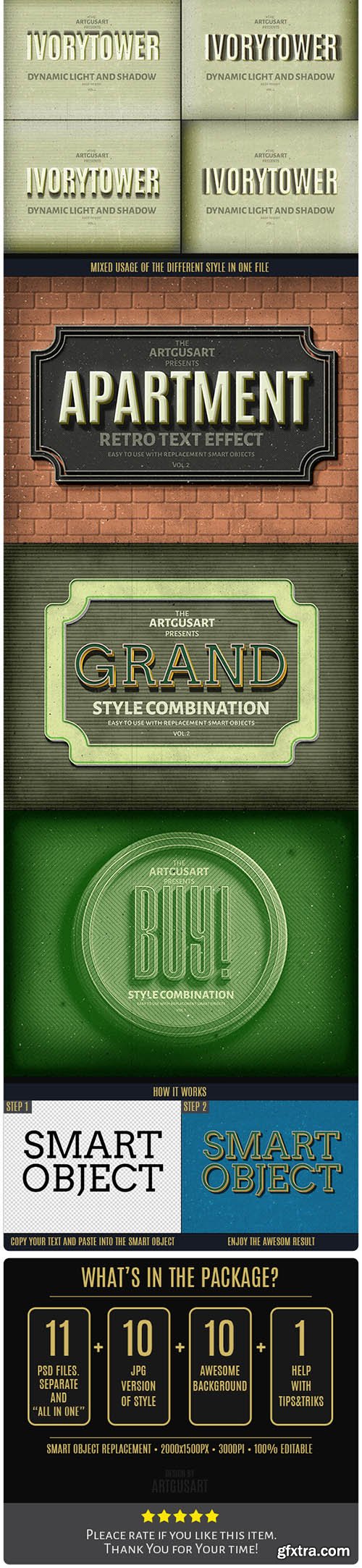 GraphicRiver 10 Retro Text Effect v.2 10692122