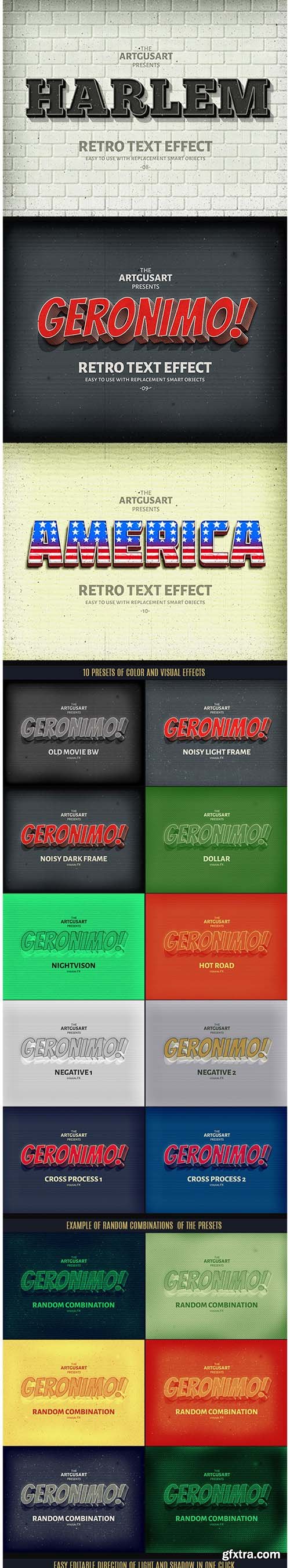 GraphicRiver 10 Retro Text Effect v.2 10692122